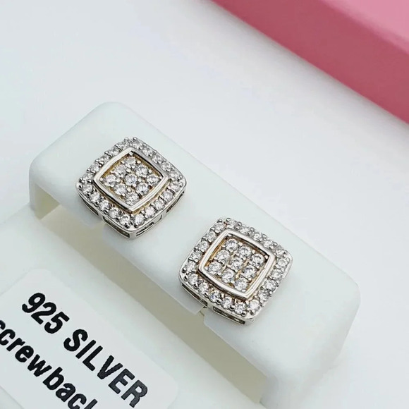 "925 Sterling Silver Cubic Zirconia Earrings, U19254561 - Picture 11 of 11